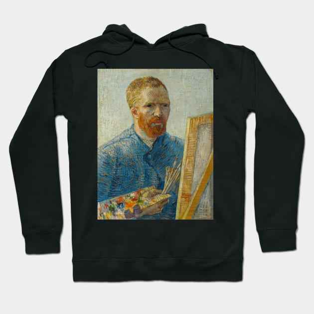 Vincent Vangogh Self Portrait Hoodie by RetroSalt